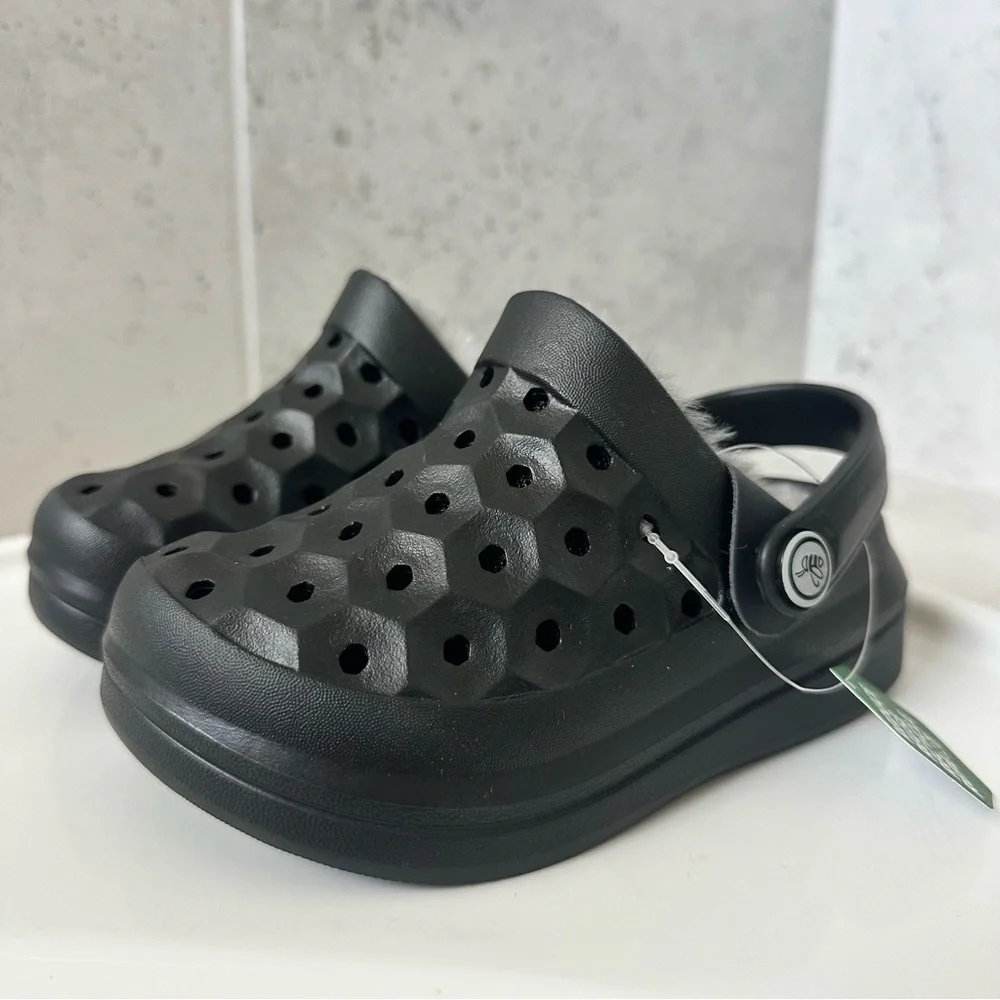 Joybees Varsity Lined Clogs Size 7 Toddler